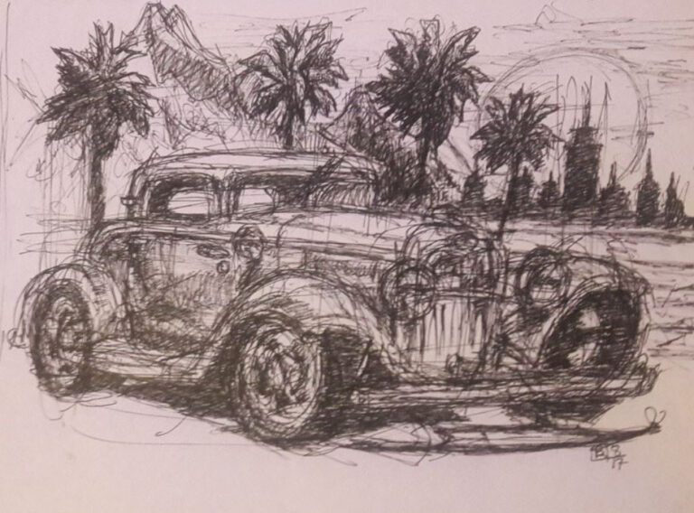 1932-ish Ford Coupe in Paradise © Beckstrand